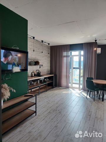 

Квартира-студия, 52 м², 2 кровати