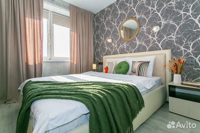 

1-к. квартира, 42 м², 2 кровати