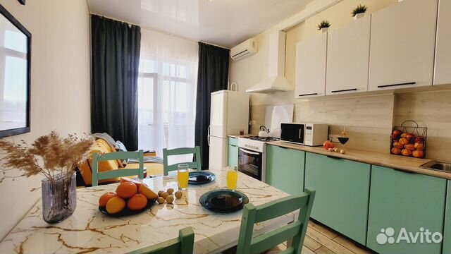 

1-к. квартира, 38 м², 3 кровати
