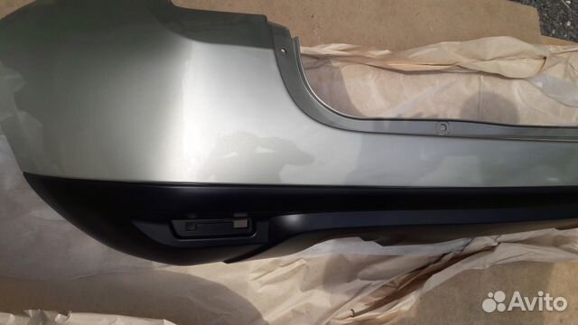 Бампер задний Рено Дастер в цвет серебристый Бампер задний Рено Дастер в цвет серебристый