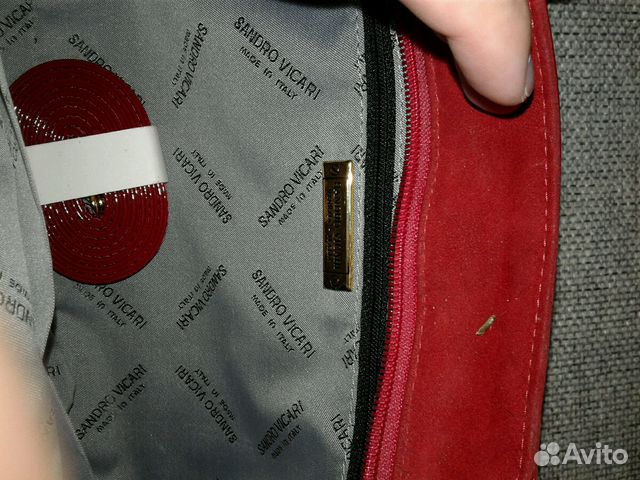Сумка лакированная кожа и замша,Италия. Оригинал