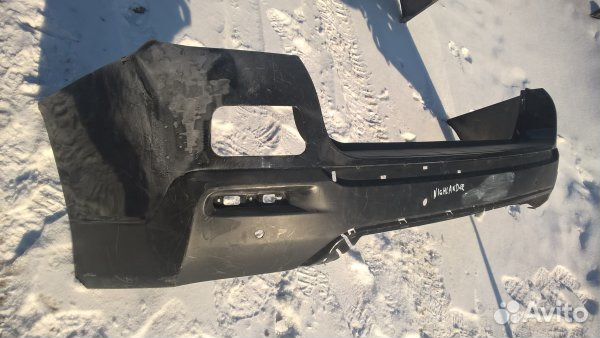 Бампер задний Toyota Highlander II с 2007-2013г