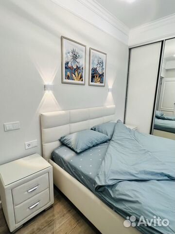 

1-к. квартира, 56,5 м², 2 кровати