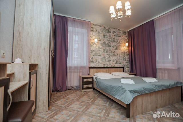 

1-к. квартира, 61 м², 2 кровати