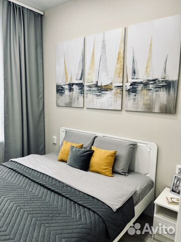 

1-к. квартира, 47 м², 2 кровати
