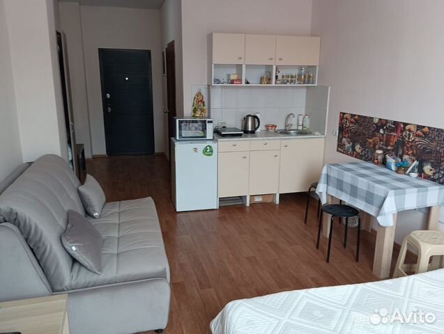 

Квартира-студия, 25 м², 2 кровати