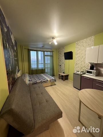 

Квартира-студия, 39 м², 2 кровати