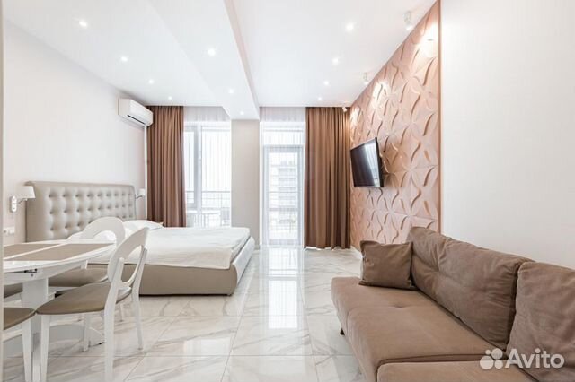 

Квартира-студия, 42 м², 2 кровати