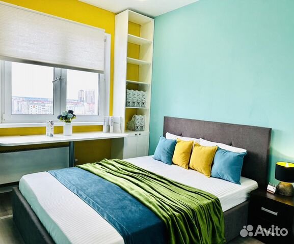 

1-к. квартира, 43 м², 2 кровати