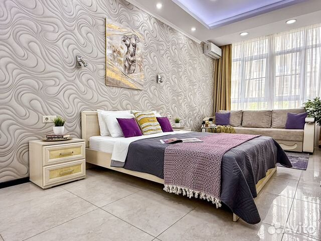 

1-к. квартира, 55 м², 3 кровати