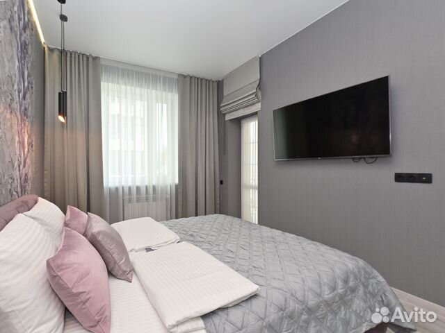 

1-к. квартира, 64 м², 2 кровати