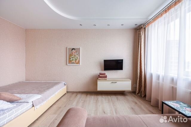

1-к. квартира, 34 м², 2 кровати