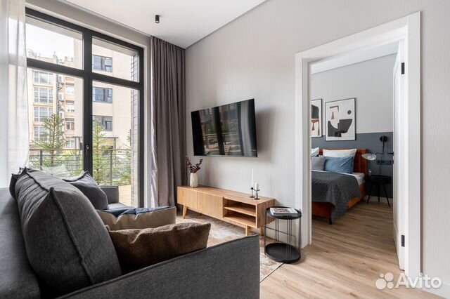 

1-к. квартира, 40 м², 2 кровати