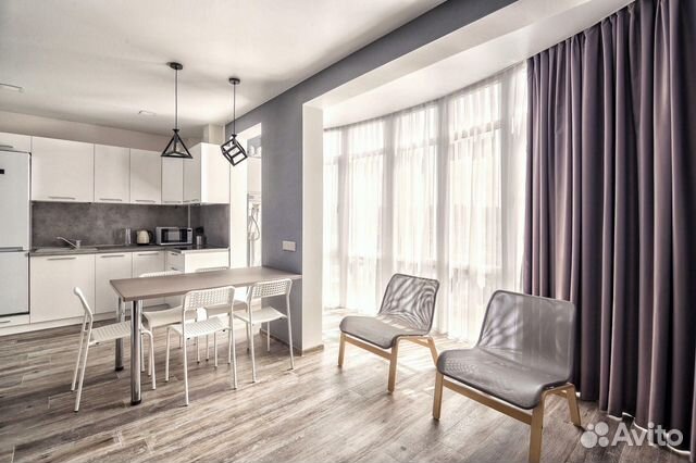 

1-к. квартира, 55 м², 3 кровати