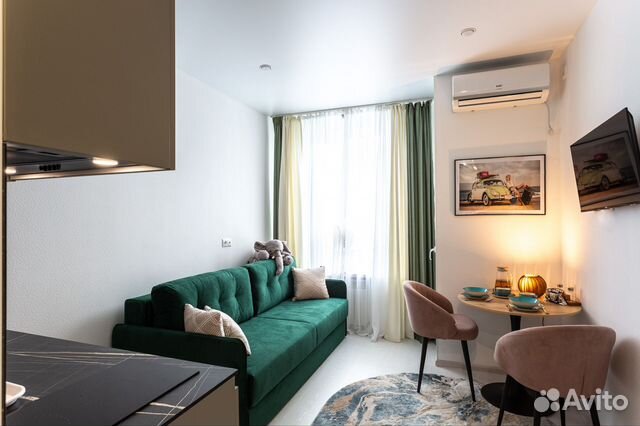 

Квартира-студия, 19 м², 2 кровати