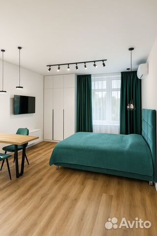 

Квартира-студия, 39 м², 1 кровать