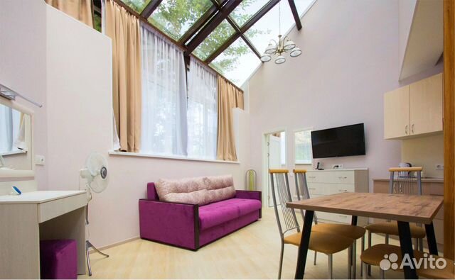 

1-к. квартира, 55 м², 2 кровати