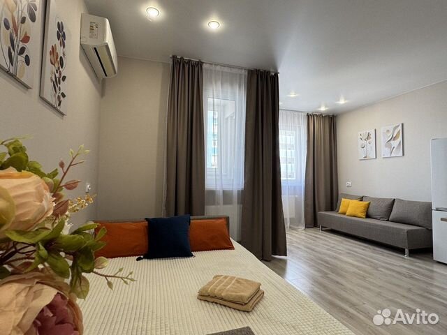 

Квартира-студия, 35 м², 2 кровати