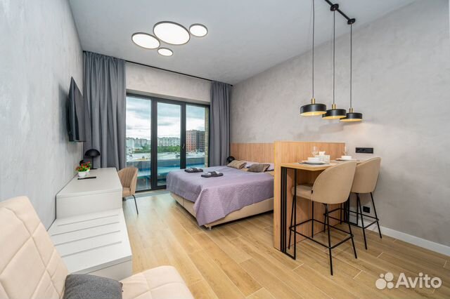 

Квартира-студия, 32 м², 2 кровати