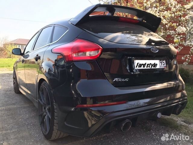 Задний бампер Ford Focus 3 RS форд фокус 3 рс рест