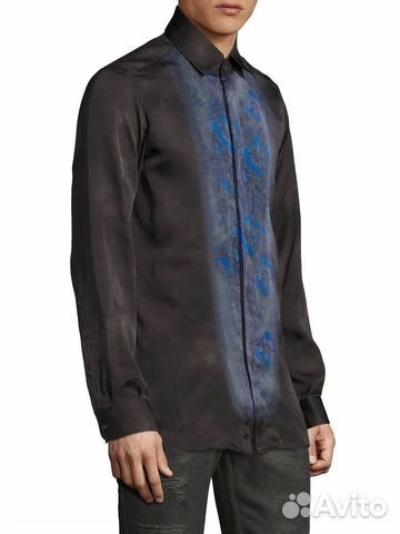 Рубашка Diesel Black Gold Sabina темно-серая M Рубашка Diesel Black Gold Sabina темно-серая M