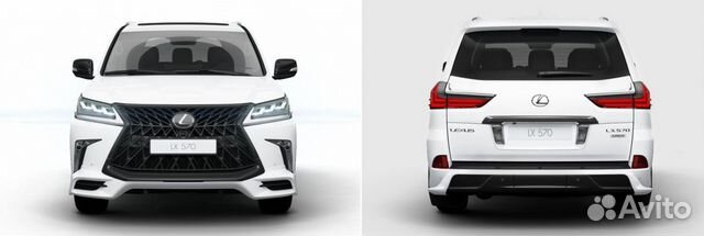 Обвес В стиле superior TRD для Lexus LX570 450D