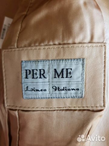 Плащ кожаный, куртка, не б/у, Италия
