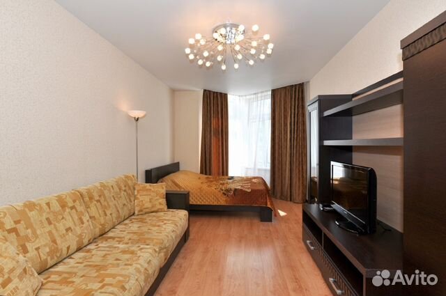 

1-к. квартира, 37 м², 2 кровати