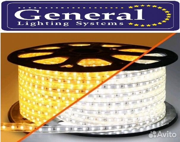 Светодиодная (LED) лента 12Вт-14,4Вт 220V Ip67 Светодиодная (LED) лента 12Вт-14,4Вт 220V Ip67