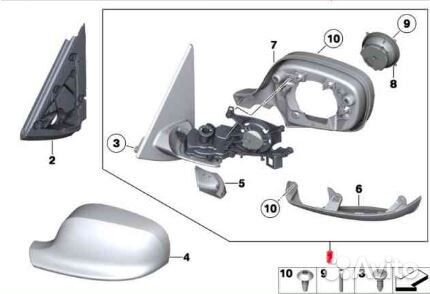 Снятия бокового зеркала бмв x3 f25