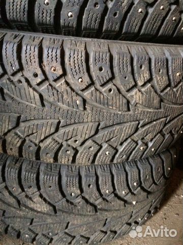 Шины бу r16 215 65 Hankook I-pike зимние шипованны Шины бу r16 215 65 Hankook I-pike зимние шипованны