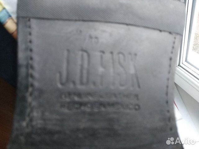 Кожаные ботинки JD Fisk
