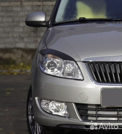 Накладки на фары для Skoda Roomster