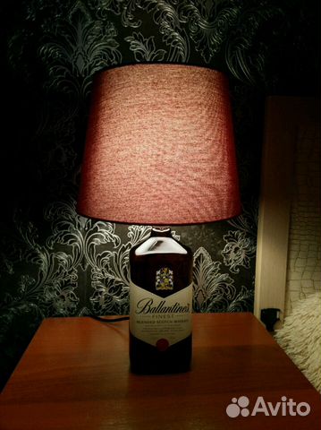 Светильник абажур из бутылки