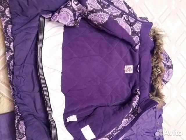 Комплект зимний: длинная куртка + брюки на лямках Комплект зимний: длинная куртка + брюки на лямках