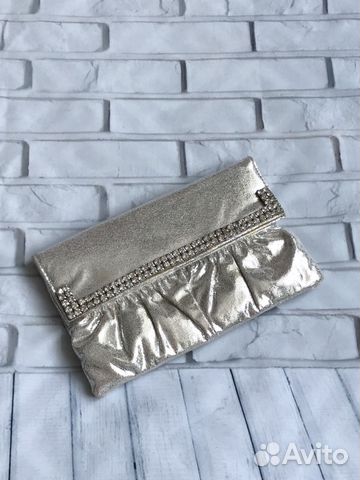 Клатч серебряный Клатч серебряный