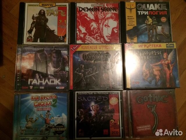 Cd-диски с играми