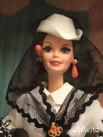 Кукла Барби Скарлетт О’Хара в белом платье 1994
