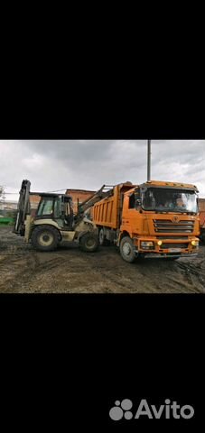 Услуги экскаватора-погрузчика