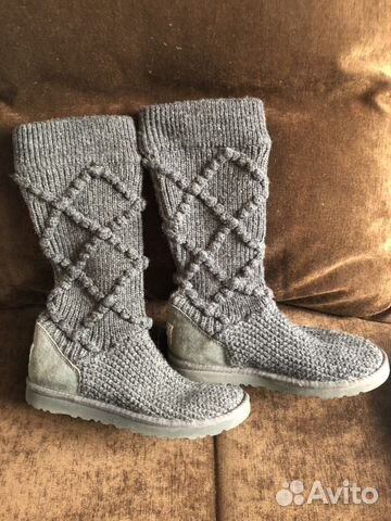Угги UGG вязаные, размер US6/EUR37