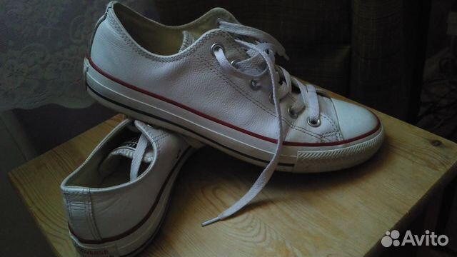 Converse кожаные белые Converse кожаные белые