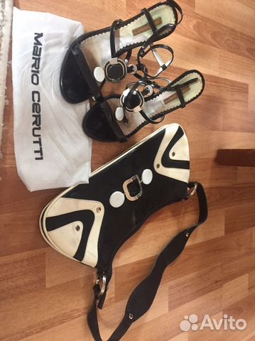 Босоножки и сумка Mario Cerutti оригинал