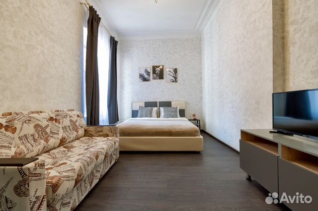 

1-к. квартира, 40 м², 2 кровати