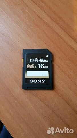 Карта памяти sony sdhc 16 GB