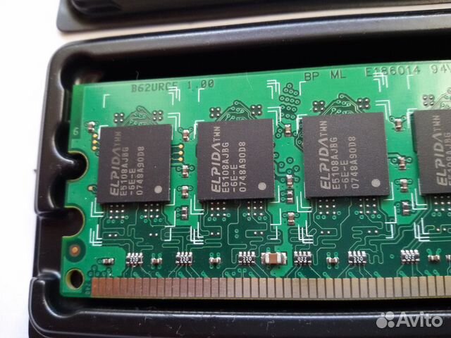 Оперативная память DDR2 667 1Гб Transcend