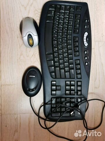 Беспроводная мышь и клавиатура Microsoft