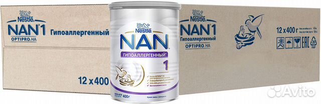 NAN гипоалергенный 1, 2 NAN гипоалергенный 1, 2