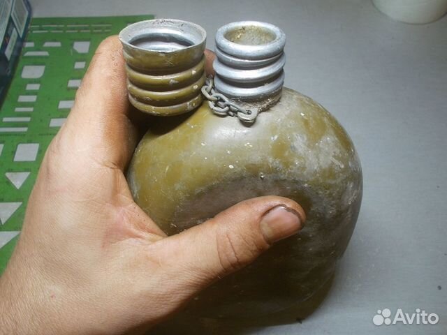 Фляга Фляжка вс СССР 1985 год Красный Выборжец Фляга Фляжка вс СССР 1985 год Красный Выборжец