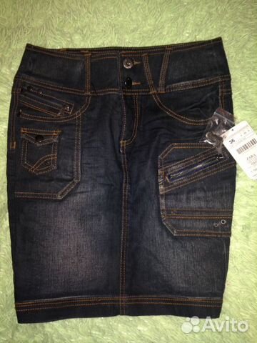 Юбка джинсовая