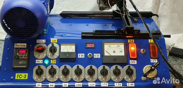 Стенд для проверки генераторов стартеров 12-24 Стенд для проверки генераторов стартеров 12-24